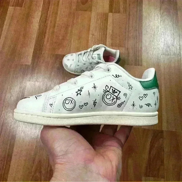 💰HUGE CLEARANCE SALE 💰 Adidas Originals Stan Smith El I  (GY1788) JS Shoes - Picture 2 of 10